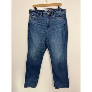 Torrid High Rise Straight Vintage Stretch Jeans Size 16R Raw Hem Denim